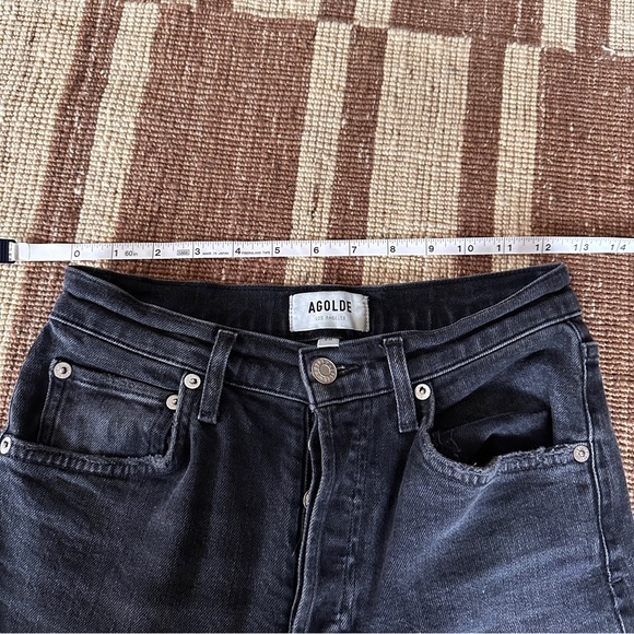Agolde Riley High Rise Straight Crop Jeans - Picture 4 of 9